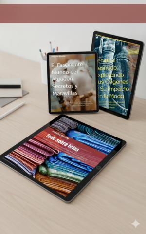 Pack Textil: 3 Ebooks de Telas, Algodón y Denim en PDF