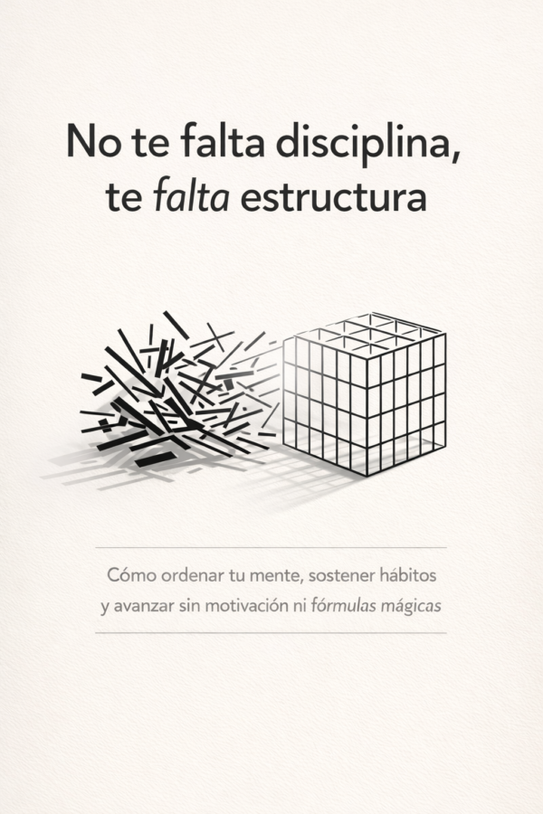 No te falta disciplina, te falta estructura